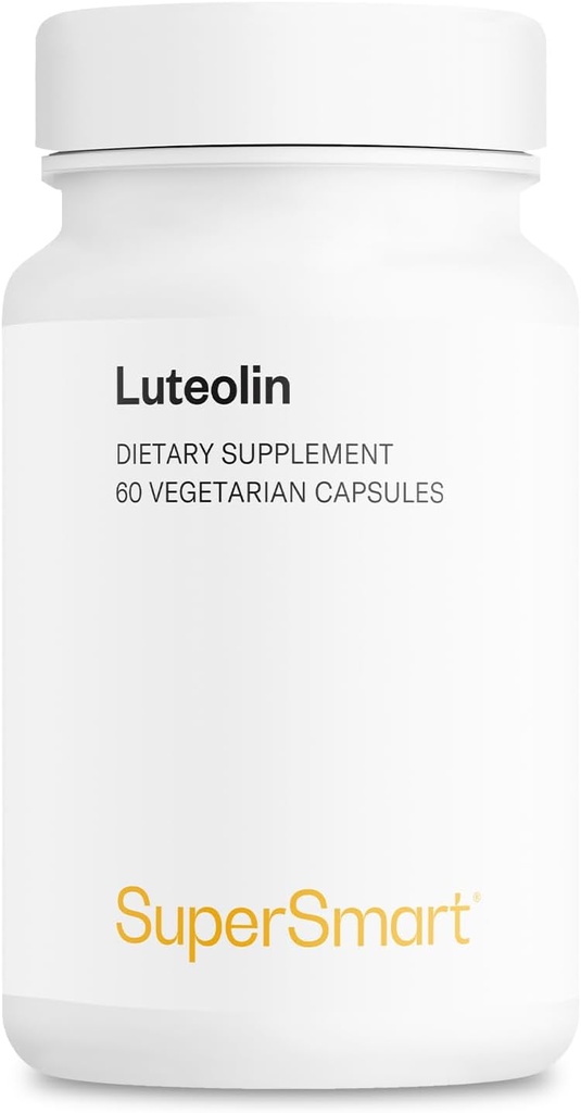 Supersmart - Luteolin 100mg per hari (80% Flavonoid) - Otak, Memory & Nervous System Support Suplemen 134; Non-GMO & Gluten Free - 60 Vegetarian Capsules