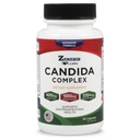 Zenesis Labs Candida Complex Cleanse Detox Acid Caprylic Supplement, Oregano Extract, Progories, Enzymes (60 Capsules, 30 Hari Supply)