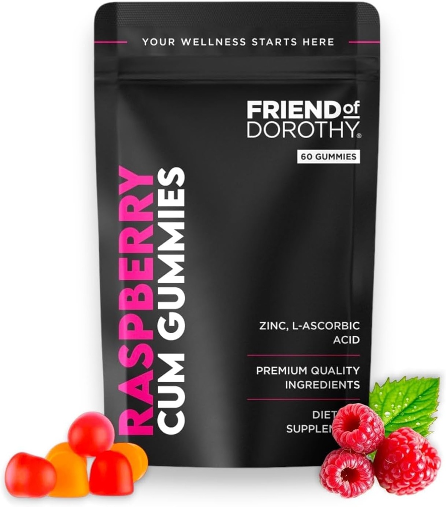 Raspberry C * M Gummies - Meningkatkan Volume dan Muat - Tambahan Volume Semen - 60 Kapsul