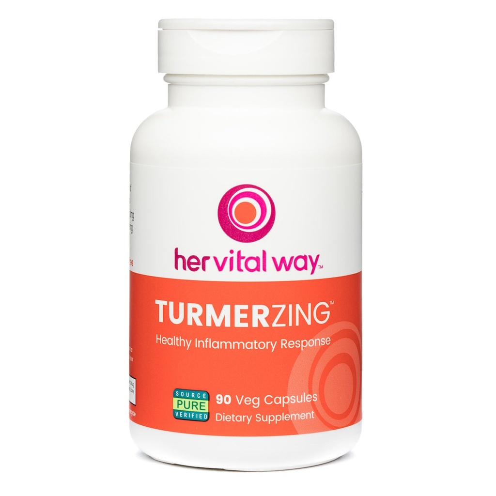 TurmerZing C-14 Test Turmeric dan Ginger for Healthy Inflammatory Response, 95% Curcumins 5% Gingerols