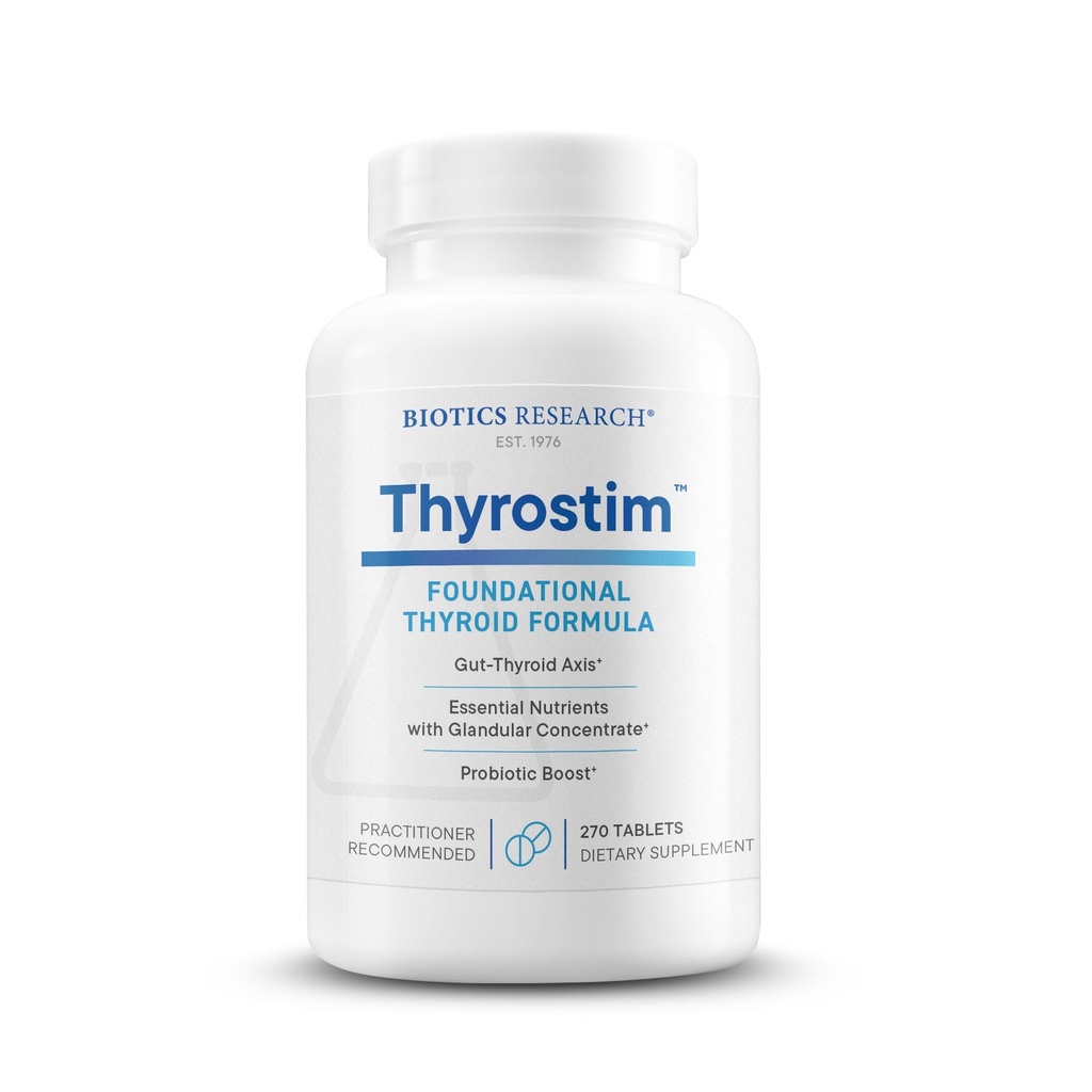 Riset Biotika Thyrostim ™ -Endocrine & Thyroid Dukungan untuk Keseimbangan Wanita & Men- Hormones Thyroid, Mendukung Gland Thyroid, Metabolisme Boost, Aid Ditrables & Gugup Sistems -270