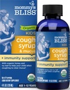Anak Organik Kebahagiaan Mommy Batuk Syrup dan Musus Relief + Dukungan kekebalan, Agid & Honey, Ivy Leaf, Elderberry, Zinc, Vitamin C, 4 Fl Oz