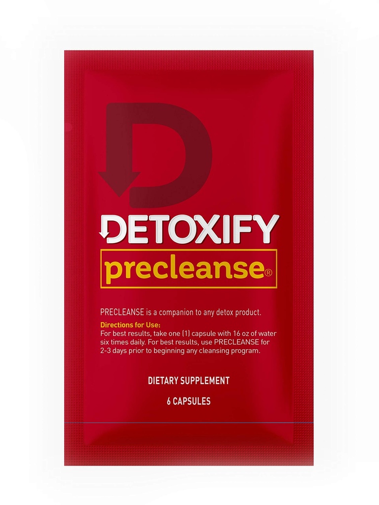 Detoxify Pra Cleanse Satu hari Detox Capsules dengan Milk Thistle dan Dandelion - Total Badan Cleanse untuk Perempuan dan Pria