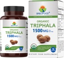 Brieofood Organic Triphala 1500mg, 45 Hamba, Vegetarian, Gluten Free, 90 tablet Vegetarian