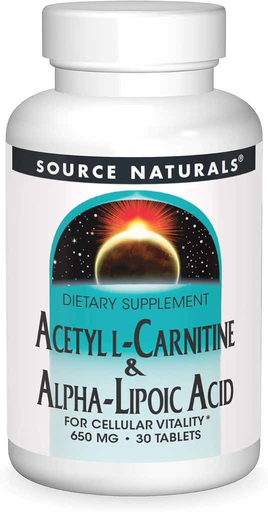 Sumber Acetil Acetyl L- Carnitine & Alpha-Lipoic Acid 650mg - 30 tablet