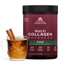 Nutres kuno Lanjutan Hydrolyzed Collagen Peptides Powder Lean dengan Progories dan Vitamin C, Cinnamon, untuk Perempuan & Pria, Mendukung Manajemen Berat & Bangunan Otot, 25 Servis