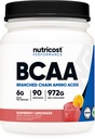 Nutricost BCAA Powder 2: 1 (Raspberry Lemonade, 90 Hamba)