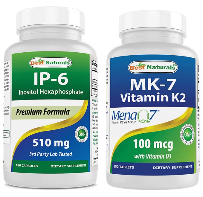 IP-6 510 mg & Vitamin K2 (MK7) terbaik dengan D3