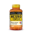 Malason Natural Neuro Kompleks dengan Alpha Lipoic Acid & Vitamin B12, Cocok untuk Vegetarian, 100 Tablet