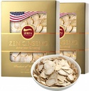 2 kotak dari American Wisconsin Ginseng Slices - Peningkatan Energi, Performance, & Mental Health for Men & Women. Total 8 Oz.