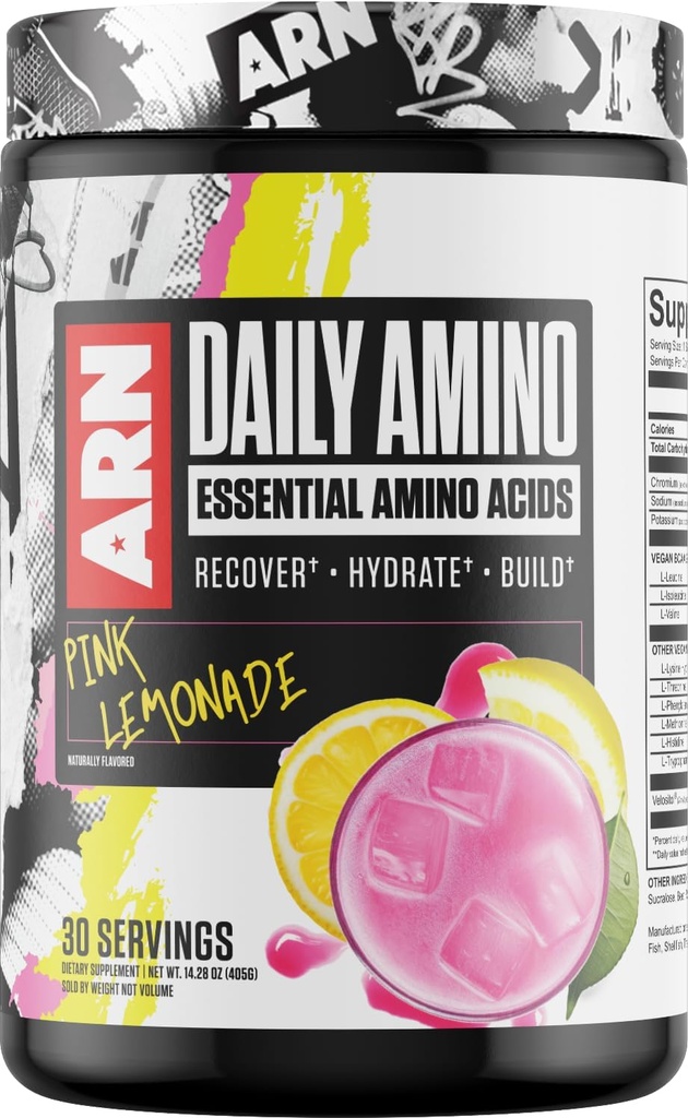 Arms Race Nutrection 124; ARN 124; Daily Amino Espino Acids (30 Servings, Pink Lemonade)
