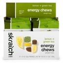 Skratch Labs Energy Chews 124; Gummies for Running, Cycling, and Sports Performance 124; Gel Alternative 124; Matcha + Lemon (10 Pack)