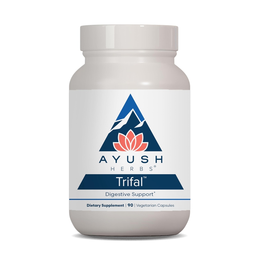 Ayush Herbs Trifal Digetical Dupport with Amla - Triphala Suplemen Perempuan & Men, Promotes Ballanced Divalry, Antioksidant Rich, Made with Organic Ingredives - 90 Vegetarian Capsules (1 Count)