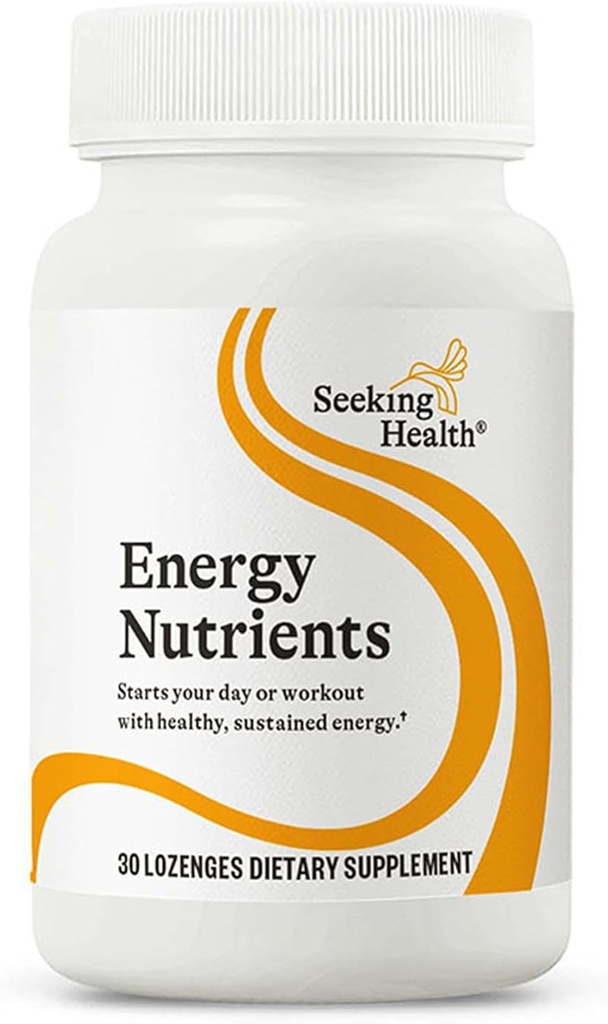 Mencari Nutrients Energi Kesehatan - Sebelumnya NADH + CoQ10, 25 mg NADH + 25 mg CoQ10 untuk Mendukung Penuaan Energi Alam dan Kesehatan, Dukungan Antioksidant, Memori dan Dukungan Fokus (30 lozenges) *