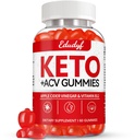 Gummies ACV Keto - 60 Count Gluten- Free, Gyatin-Free Apple Cider Ciegar Gummies dengan B12 untuk Dukungan Keto, Vegetarian, Flavor Unik, Penyesuaian Botol Untuk Pria & Perempuan
