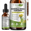 Totaria 16- 1 Lipomal Rhodiola Rocea Tincture, Ultra Power Rhodiola Suplement w / Ashwagandha, Saffron, Magnesium, SAM-e, Rhodiola Extract Liquid Drops untuk Relaxation Natural, Mood, Energy