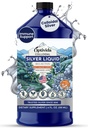 Optivida Health Colloidal Silver Liquid (32 oz) - Premium Nano Silver Colloidal Suplement for Daily Wellness & Imune Duption, Natural Liquid Silver Hydrosol for Dewasa & Kid, Nun-GMO, Gluten- Free
