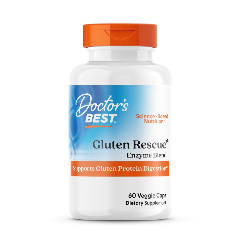 Dokter Penyelamatan Glulten Terbaik dengan Glutalytic, Non- GMO, Vegan, 60 Count (Paket 1)