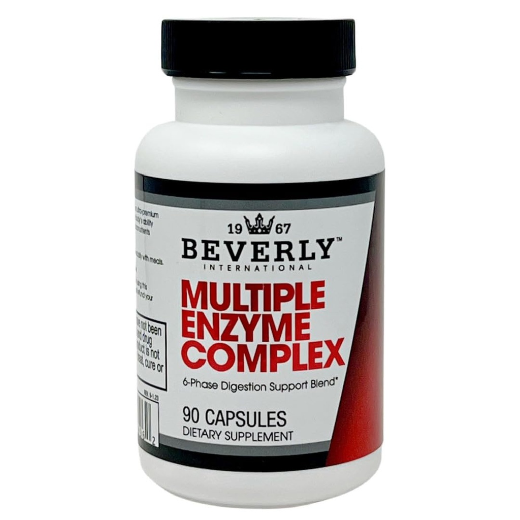 Beverly International (MEC Multiple Enzyme Complex, 90 Kapsul. Bawa makanan.