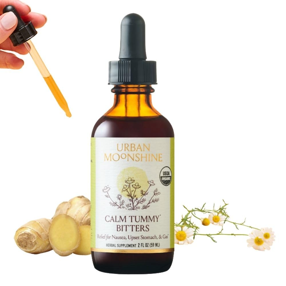 "Limbah Terpencil Tenang Tummy - Tersertifikasi Organik - Bantuan untuk Nausea & Upset Stomach *