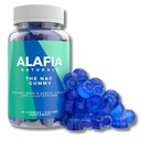 Sugar-Free NAC Gummies, NAC Suplemen Kesehatan Repiratory, Liver Detox & Cleanse, Kidney, Antioksidant Dukungan, N- Acetyl Cysteine Suplemen MCT-Oil Coated untuk Gegan Absorpsi 60