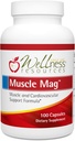 Mag Otot - Sangat Absorbable Magnesium Formula untuk Heath Otot - dengan Magnesium Malate & Glycinate (100 Kapsul)
