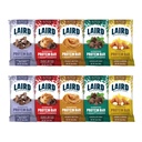 Laird Superfood Functional Protein Bars - Protein Bar tapi Lebih baik dengan Real Ingrediens, Functional Mushroom 10g Plant-Based Protein, 6g Fiber - Non-GMO - 5 Flavor Variety Pack, 10 Count (Pack of 1)