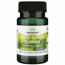 Swanson Black Ginger Extract - Promotes Sehat Blood Circulation and Fisik Vigor - May Aid Heart Health, Muscle Tissures, dan Wellsing - (30 Veggie Capsules, 100 mg) 1 Pack