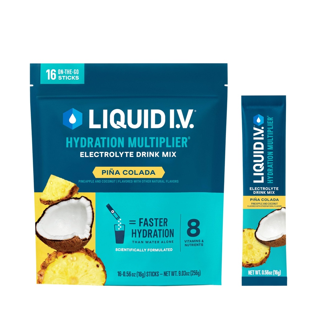 I.V. £Hydration Multiplier - Pina Colada 124; Electrolite Powder Drink Mix 124; 1 Pack (16 Servis)