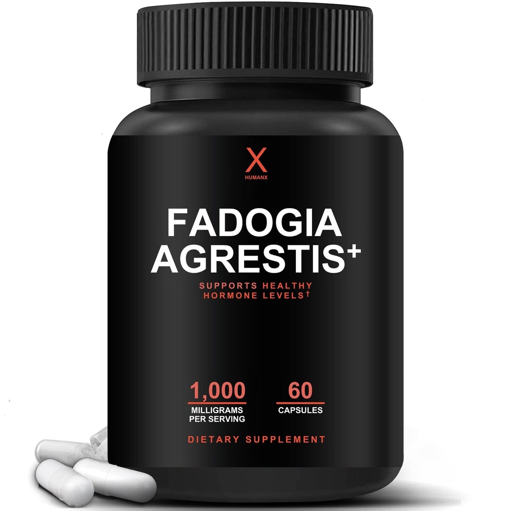 HUMANX Fadogia Agrestis, Tongkat Ali & Beta Ecdysterone 10000mg - USA Suplemen Test Partai Ketiga - Ekstraksi Kuat untuk Mendukung Atletik Performance & Muscle Mass - Veggie Kapsules Suplemen