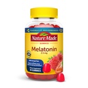 Nature Made Melonatin Gummies 2.5 mg, 100% Obat Free Sleep Aid untuk Dewasa, Melonalin Suplemen 80 Count, 80 Hari Suppply
