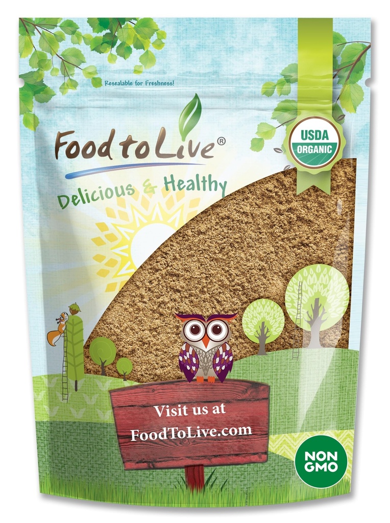 Makanan untuk Hidup - Powder Camu Organik Camu, 2 Poundster- Non- GMO, Kosher, Raw, Vegan Superfood, Bulk, Non-Irradiated, Murni, Besar untuk Baking dan Minuman
