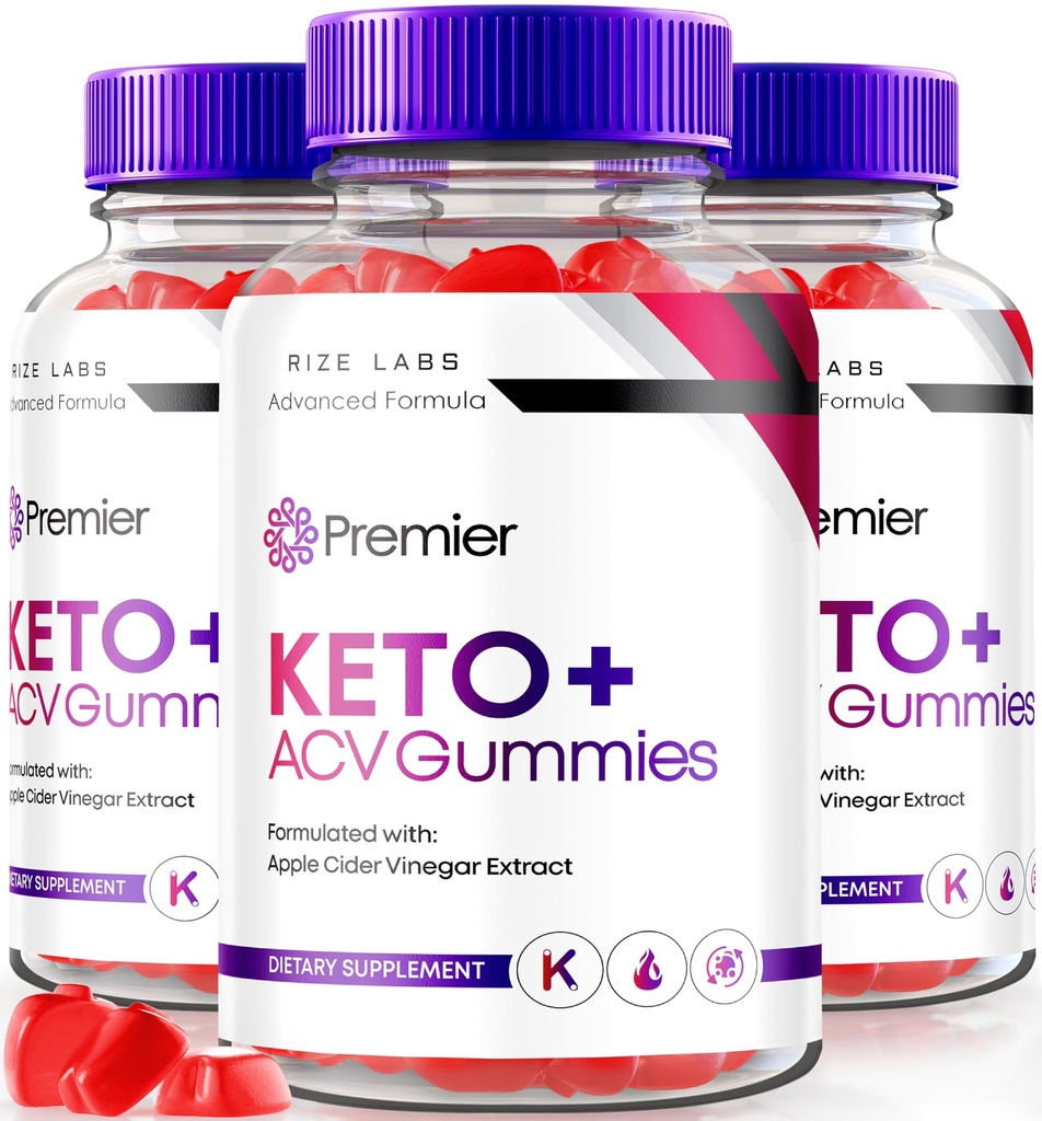 Rize lab - Premier Keto ACV Gummies, Premier Extreme 2000mg Keto Gummies Advanced Wheight, Keto Plus ACV Gummies, All Natural Apple Cider Vinegar Supplemen (180 Gummies)