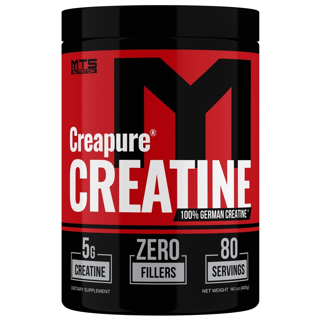 MTS Nutrition Creapure Creatine Powder - Pertumbuhan Muscle & Pemulihan - 80 Servis Unflasheed