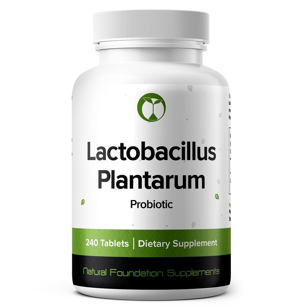 Lacrosillus Plantatum Probiotic Suplemen 240 Tablet 3 Milyar CFU Progories for Men & Women Support Intestinal Digetical Kesehatan (240, Lacnoillus Plantatum)