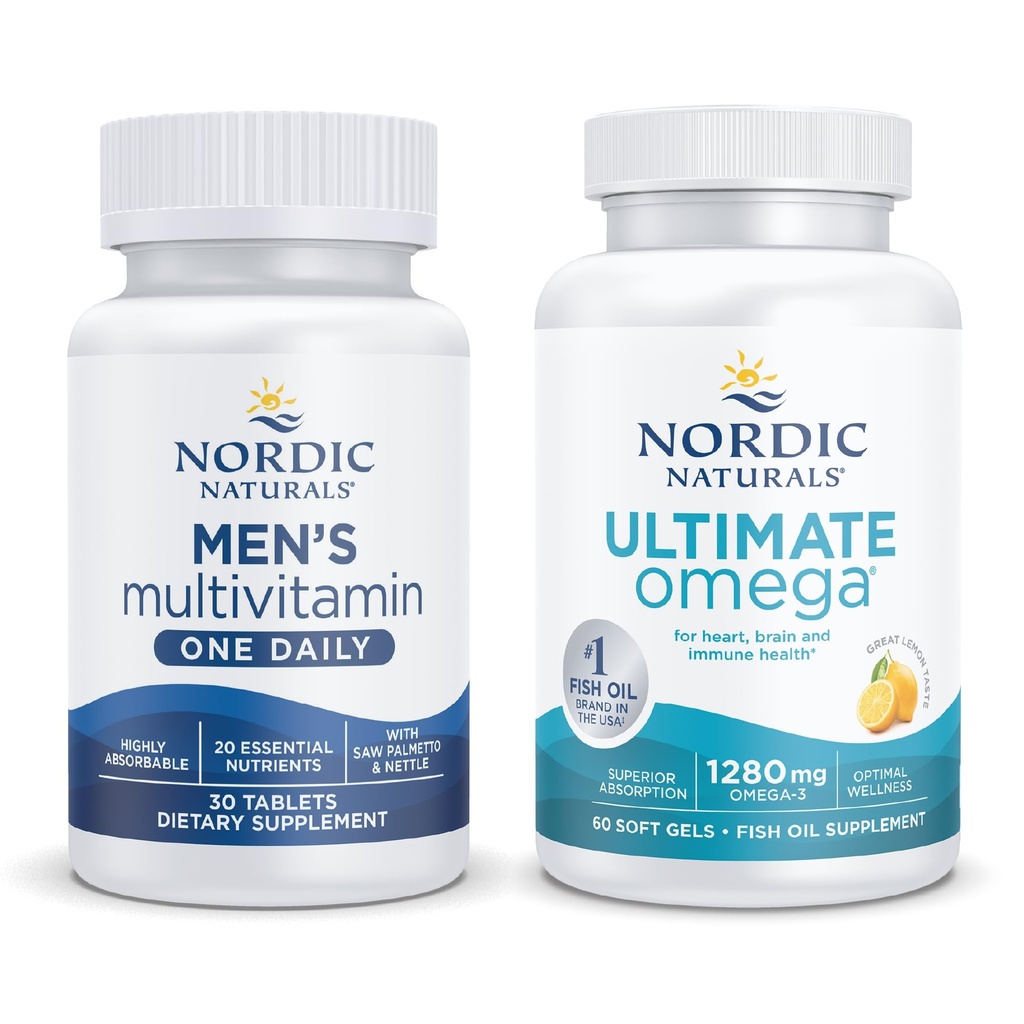 Starter Pack Nordic - Men 's Multivitamin One Daily, Ultimate Omega