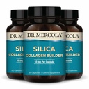 Dr. Mercola Silica Collagen Builder - Plant - Based Silica Suplement to Dupport Skin, Hair, Nail & Bone Health - Non-GMO, Gluten- Free & Soy-