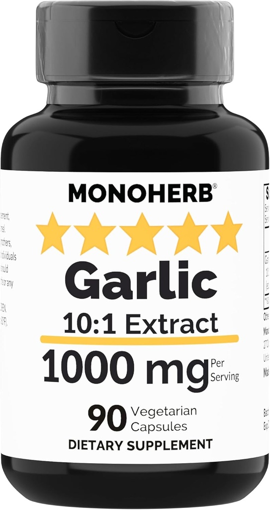 MontaHERB Bawang putih Ekstrak 1000 mg - 90 Vegetarian Capsules