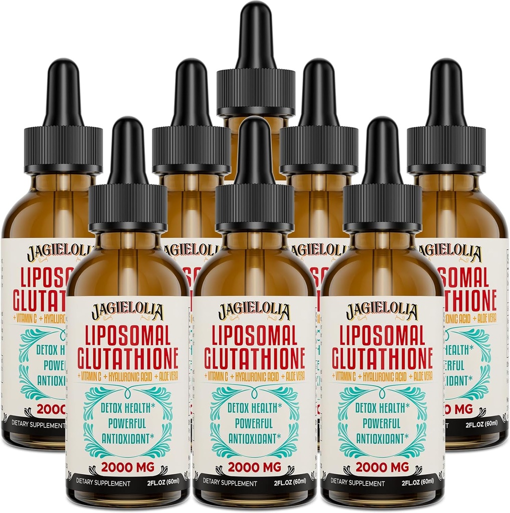 Liquid Liquid 2000MG Liquid Liquid Liquid Liquid - Antioxidant Detox Suplement for Women & Men, Aging Defense, Liver Function & Energy, with Hyaluronic Acid + Aloe + Vitamin C, Natural & Vegan, 16 FL.OZ