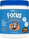 Nutricost Nutrizen AM Focus Adaptogenic Mushroom Drink (Hot Cocoa Flavored) 30 Pelayan - termasuk Reishi, Singa Mane, Shiitake, Cordyceps