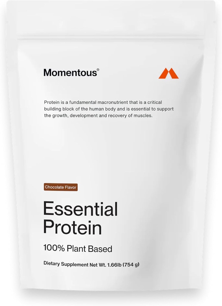 Momently Estivenan Protein Powder - 20g Tanaman Based Protein - NSF Bersertifikat, Gluten- Free, Non-GMO, 20 Pelayan untuk Penggunaan Escalyply, Chocolate