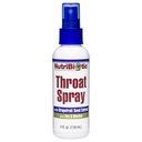 NutriBiotic - Throat Spray dengan GSE, 4 FI Oz 124; Gentle and Sootful Sore Throat dengan Ekstrak Benih Jeruk, Zinc & Menthol 124; Alkohol Bebas & Non-Obat