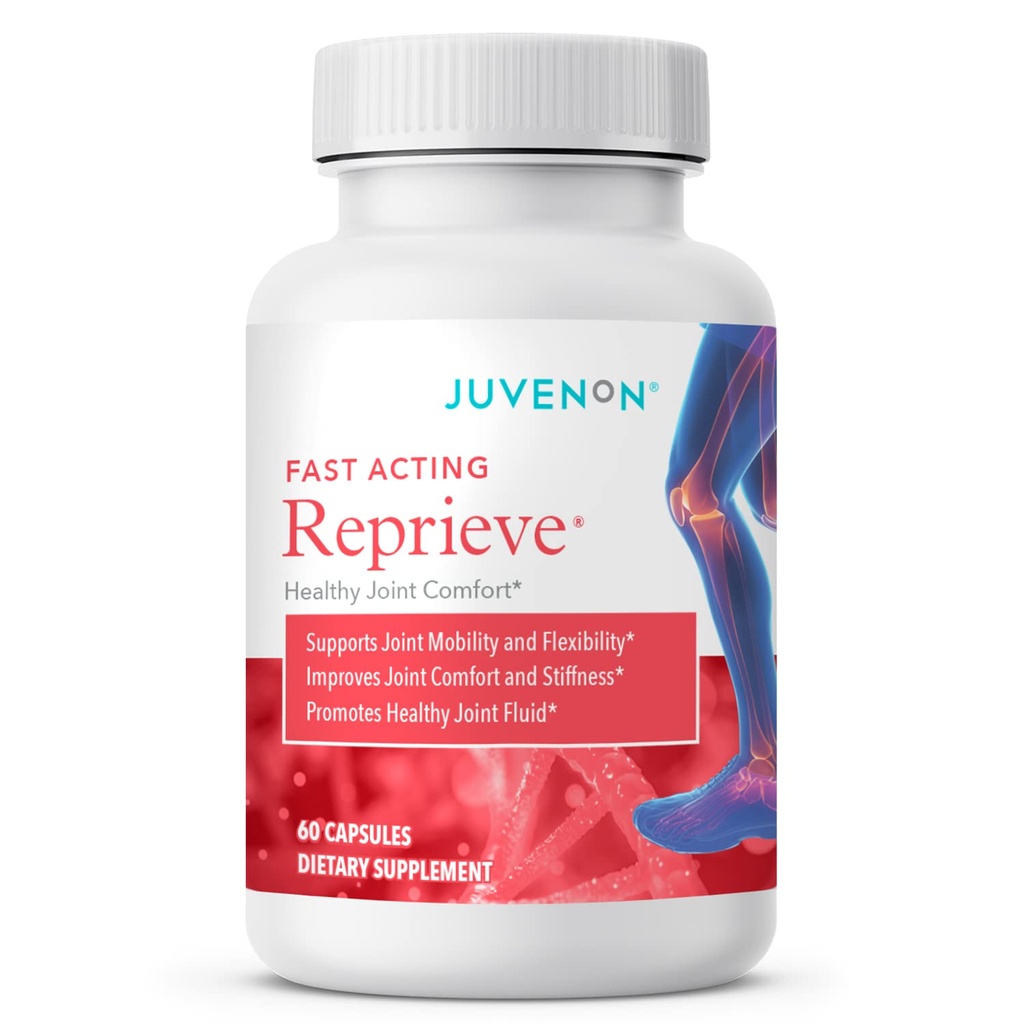Juvenon Reprieve Capsules (60 Kapsul) - Fastend, Comfort Supplement Joint Support Solution, Research Verified