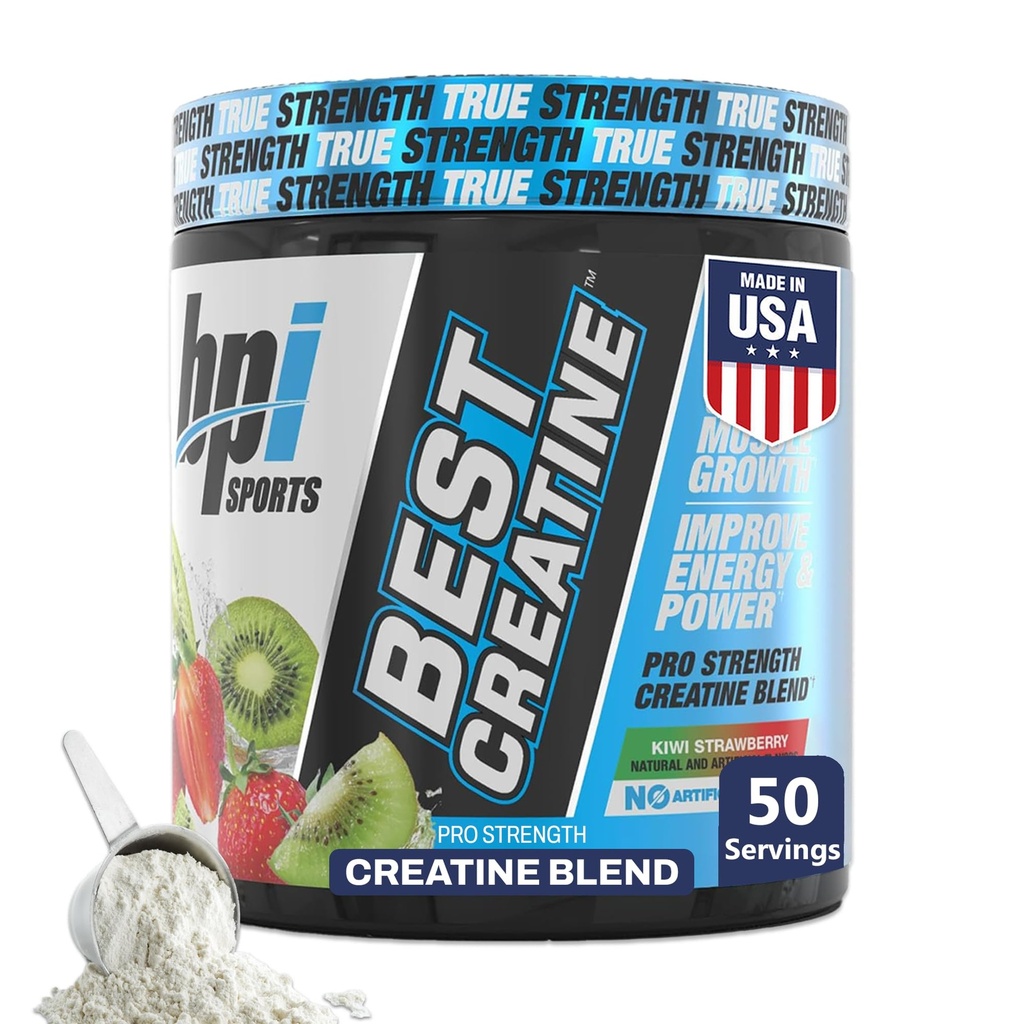 BPI Sportine Best Creatine Monohydrate Powder for Men & Women, Himalaya Salt