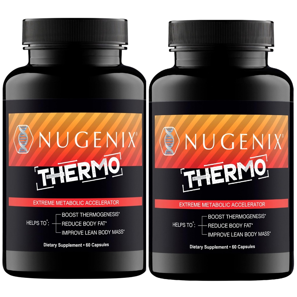 Thermo Nugenix - Thermogenic Fat Burner Pill for Men, Extreme Metabolic Accelerator, 120 Count