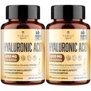 19- in 1 Hyaluronic Acies Capsules - Hylunaric Acid 1200 mg, with Collagen Peptides, Vitamin C, Phytoceramides - for Skin, Eyes, Gastrointestinal, Bones Support (2 Pack)