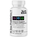 Probiotic Suplemen untuk 15 Hari Cleanse 124; Dijamin Protes Shelf Stable Progories for Digetical & Colon Kesehatan untuk Keseimbangan Gut Flora Flora 124; Cleansing Regularity Bloating Dupport untuk Women Dewasa