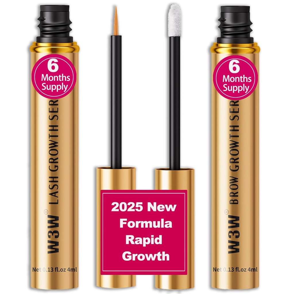 Lash Serum & Eyebrow Growth Serum Set, 2025 Upgrade