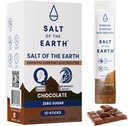 Garam Bumi Premium Zero- Sugar Electrolyte - Dibuat dengan Pink Himalaya Salt - Hidration Powder Paket 124; Premium Ingregents 124; Keto & Paleo Friendly 124; 12 Sticks, Coklat