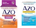 AZO Bladder Control dengan Go-Less ® & Weight Management Dietary Supplement & Complete Feminine Balance Balance for Women, Clinically Proven to Help Protect